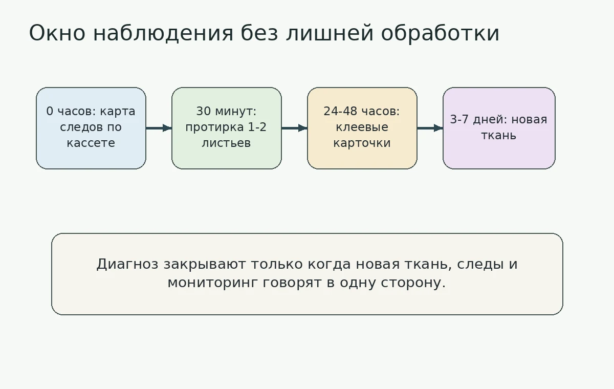 Семидневное окно наблюдения